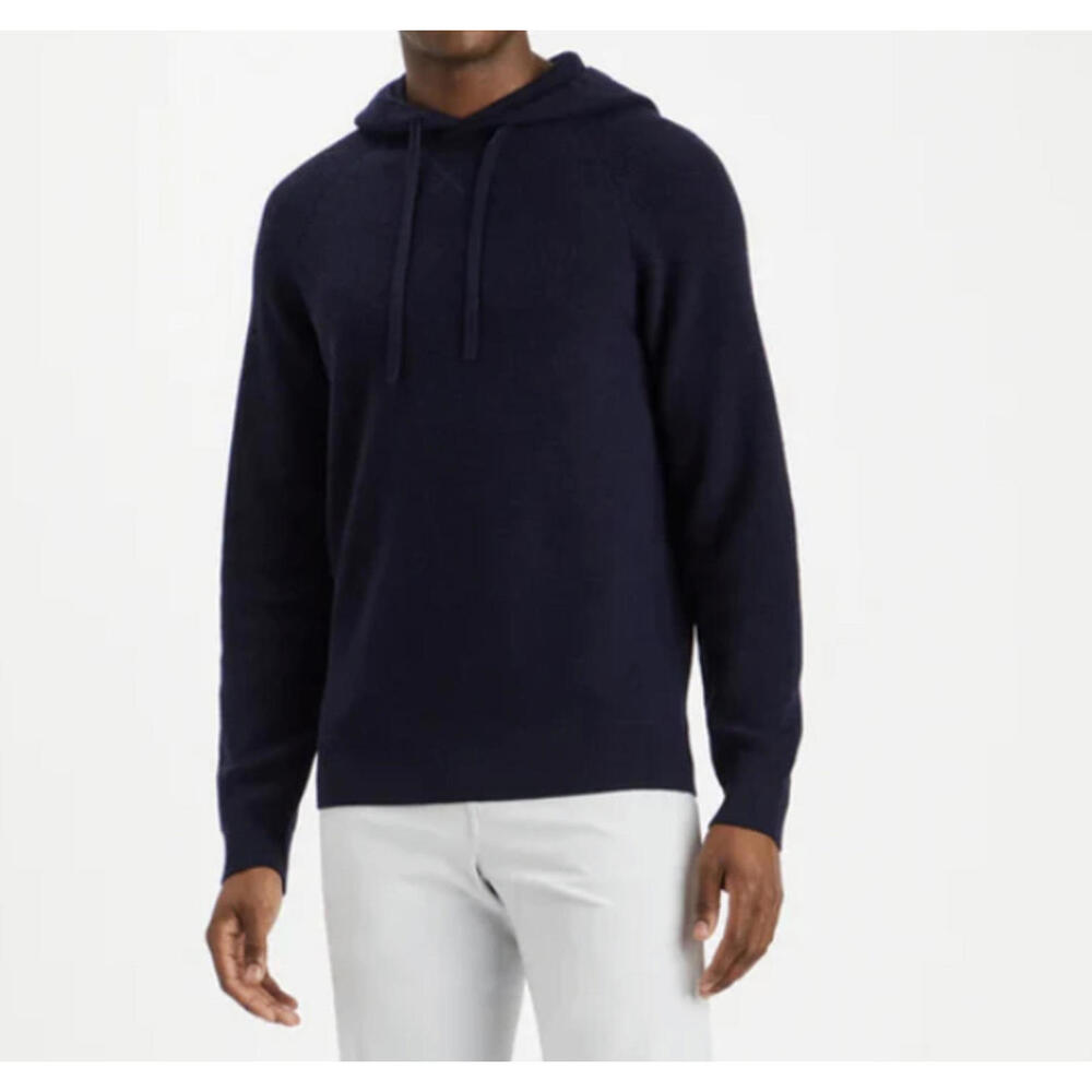 G/FORE Waffle Merino Wool Waffle Stitched Hoodie sz S
